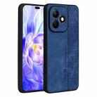 For Honor X60i AZNS 3D Embossed Skin Feel Phone Case(Sapphire Blue) - 1