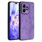 For Honor X60i AZNS 3D Embossed Skin Feel Phone Case(Purple) - 1