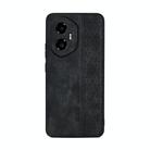For Honor 300 AZNS 3D Embossed Skin Feel Phone Case(Black) - 2