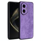 For Honor 300 AZNS 3D Embossed Skin Feel Phone Case(Purple) - 1