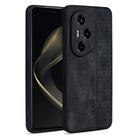 For Honor 300 Pro / 300 Ultra AZNS 3D Embossed Skin Feel Phone Case(Black) - 1