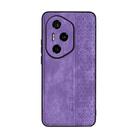 For Honor 300 Pro / 300 Ultra AZNS 3D Embossed Skin Feel Phone Case(Purple) - 2