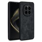 For Honor Magic7 AZNS 3D Embossed Skin Feel Phone Case(Black) - 1