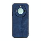 For Honor X60 AZNS 3D Embossed Skin Feel Phone Case(Sapphire Blue) - 2