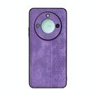 For Honor X60 AZNS 3D Embossed Skin Feel Phone Case(Purple) - 2
