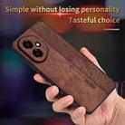 For Honor 400 Global 156.5mm AZNS 3D Embossed Skin Feel Phone Case(Sapphire Blue) - 3