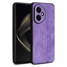 For Honor 400 Global 156.5mm AZNS 3D Embossed Skin Feel Phone Case(Purple) - 1