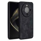 For Honor X70 5G AZNS 3D Embossed Skin Feel Phone Case(Black) - 1