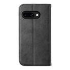 For Google Pixel 9a Cubic Grid Calf Texture Magnetic Leather Phone Case(Black) - 3