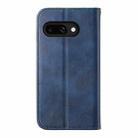 For Google Pixel 9a Cubic Grid Calf Texture Magnetic Leather Phone Case(Blue) - 3