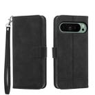 For Google Pixel 9 Dierfeng Dream Line TPU + PU Leather Phone Case(Black) - 1