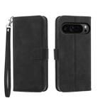 For Google Pixel 9 Pro Dierfeng Dream Line TPU + PU Leather Phone Case(Black) - 1