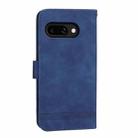 For Google Pixel 9a Dierfeng Dream Line TPU Hybrid PU Leather Phone Case(Blue) - 3