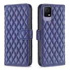 For TCL 40 SE Diamond Lattice Wallet Flip Leather Phone Case(Blue) - 1