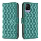 For TCL 40 SE Diamond Lattice Wallet Flip Leather Phone Case(Green) - 1