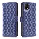 For TCL 405 Diamond Lattice Wallet Flip Leather Phone Case(Blue) - 1