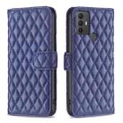 For TCL 305 / 306 / 30 SE Diamond Lattice Wallet Flip Leather Phone Case(Blue) - 1