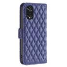For TCL 40 NxtPaper Diamond Lattice Wallet Flip Leather Phone Case(Blue) - 3