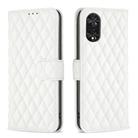 For TCL 40 NxtPaper Diamond Lattice Wallet Flip Leather Phone Case(White) - 1