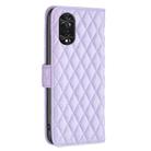 For TCL 40 NxtPaper Diamond Lattice Wallet Flip Leather Phone Case(Purple) - 3