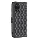 For TCL 40 NxtPaper Diamond Lattice Wallet Flip Leather Phone Case(Black) - 3