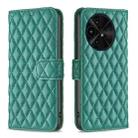 For TCL 50 XE/50 XL 5G Diamond Lattice Wallet Flip Leather Phone Case(Green) - 1