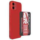 For iPhone 12 / 12 Pro mutural Chuncai Series Magnetic Holder Card Slot(Black Red) - 1