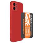 For iPhone 12 / 12 Pro mutural Chuncai Series Magnetic Holder Card Slot(Black Orange) - 1