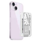 For iPhone 14 Plus mutural Chuncai Series Magnetic Holder Card Slot(White Grey) - 1