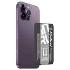 For iPhone 14 Pro Max mutural Chuncai Series Magnetic Holder Card Slot(Black Grey) - 1