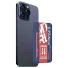 For iPhone 15 Pro mutural Chuncai Series Magnetic Holder Card Slot(Blue Red) - 1
