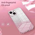 For iPhone 13 Pro Max Gradient Glitter Powder Electroplated Phone Case(Silver) - 4