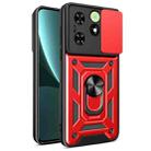 For Tecno Spark Go 2024 / Spark 20 Sliding Camera Cover Design TPU+PC Phone Case(Red) - 1