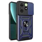 For Tecno Spark Go 2024 / Spark 20 Sliding Camera Cover Design TPU+PC Phone Case(Blue) - 1