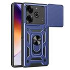 For Tecno Pova 6 Pro Sliding Camera Cover Design TPU+PC Phone Case(Blue) - 1