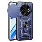 For Tecno Spark 30C 4G Sliding Camera Cover Design TPU+PC Phone Case(Blue) - 1