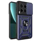 For Tecno Camon 30 4G / 5G Sliding Camera Cover Design TPU+PC Phone Case(Blue) - 1