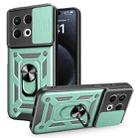 For Tecno Spark 30 Pro 4G Sliding Camera Cover Design TPU+PC Phone Case(Green) - 1