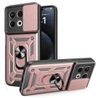 For Tecno Spark 30 Pro 4G Sliding Camera Cover Design TPU+PC Phone Case(Rose Gold) - 1