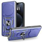 For Tecno Spark 30 4G Sliding Camera Cover Design TPU+PC Phone Case(Blue) - 1