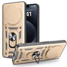 For Tecno Spark 30 4G Sliding Camera Cover Design TPU+PC Phone Case(Gold) - 1