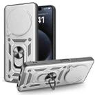 For Tecno Spark 30 4G Sliding Camera Cover Design TPU+PC Phone Case(Silver) - 1