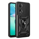 For Honor 90 5G Sliding Camera Cover Design TPU+PC Phone Case(Black) - 1