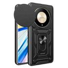 For Honor X9b Sliding Camera Cover Design TPU+PC Phone Case(Black) - 1