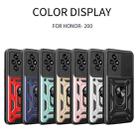 For Honor 200 Sliding Camera Cover Design TPU+PC Phone Case(Black) - 2