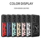 For Honor 200 Pro Sliding Camera Cover Design TPU+PC Phone Case(Black) - 2