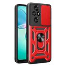 For Honor 200 Pro Sliding Camera Cover Design TPU+PC Phone Case(Red) - 1