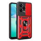 For Honor 200 Lite Global Sliding Camera Cover Design TPU+PC Phone Case(Red) - 1