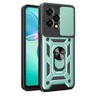 For Honor 200 Lite Global Sliding Camera Cover Design TPU+PC Phone Case(Green) - 1