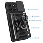 For Honor X6b 4G Sliding Camera Cover Design TPU+PC Phone Case(Blue) - 3